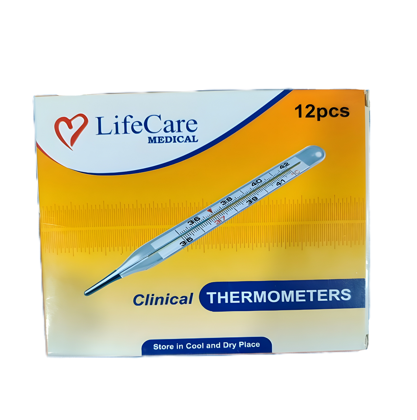 Life Care Flat Thermometer Full Box