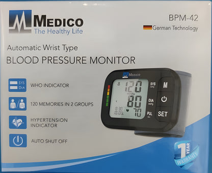 Digital Wrist Type BP Monitor (BPM-42)