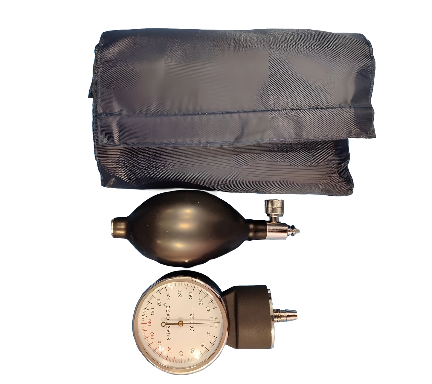 Smart Care Aneroid sphygmomanometer (Model no. 458).