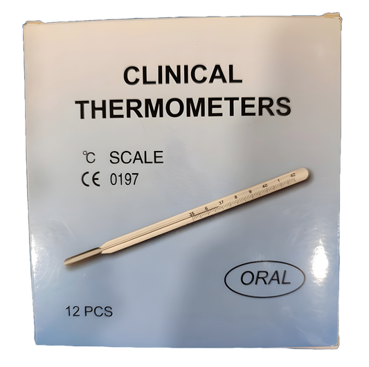 Clinical Thermometers Full Box | Mercury Thermometer