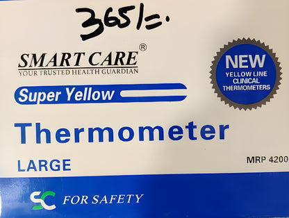 Smart Care Flat Mercury Thermometer Full Box