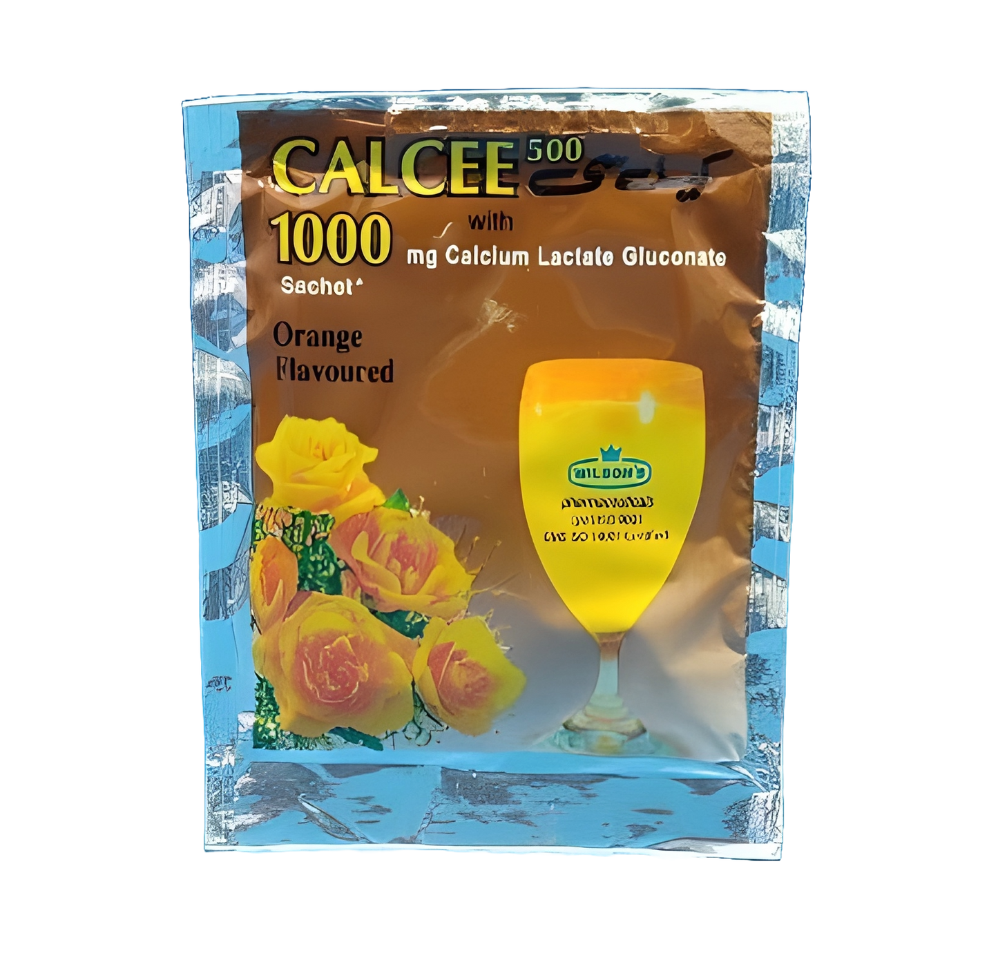 Sachet Calcee 500 with 1000mg Calcium Lactate Gluconate Full Box