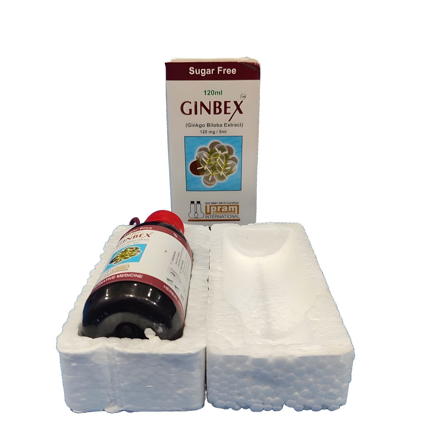 Syrup Ginbex (Ginkgo Biloba Extract) 120mg/5ml