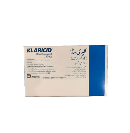 Tablet Klaricid (Clarithromycin) 250mg