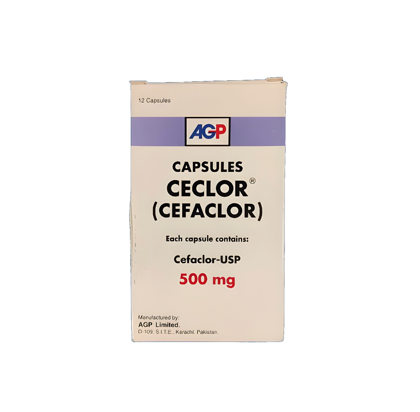 Capsules Ceclor (Cefaclor) 500mg